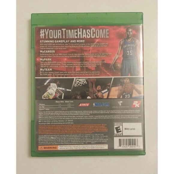 NBA 2K15 Xbox One Complete Clean Disc - Picture 3 of 3